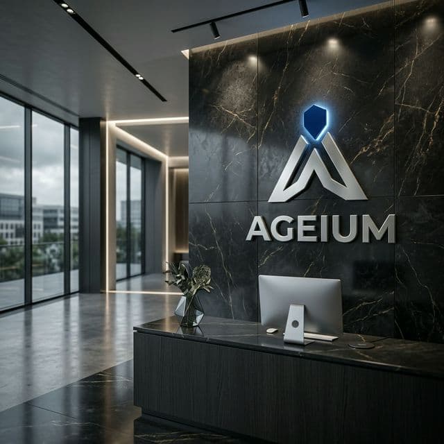AGEIUM 오피스 브랜드 장면